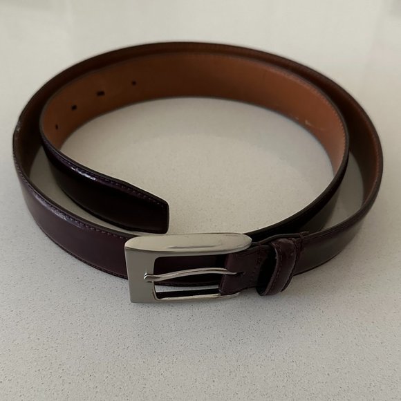 MEN'S WAREHOUSE Full Grain Italian Leather Belt - 40 - Picture 1 of 8